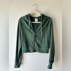 Aerie Green Cropped Sweater